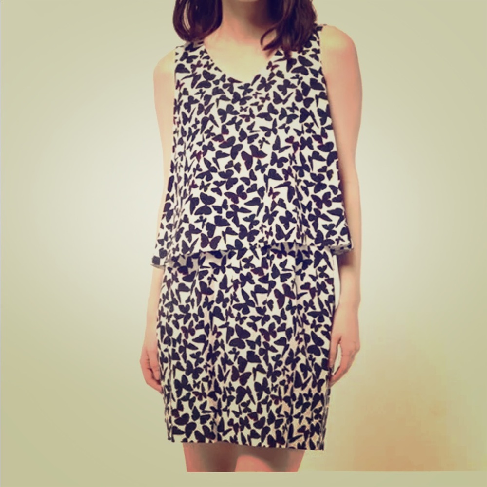 Kate Spade Butterfly Double Layer Dress